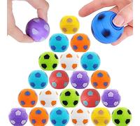 Hitchuey 24 pezzi palla da calcio spinner punta delle dita giocattolo giocattolo antistress girevole gioco gioco compleanno bambini regalo compleanno bambini 7 anni 8 anni 9 anni 10 anni