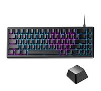 HITIME XVX M67 60% Tastiera USB Wired Gaming Keyboard con Phantom Keycaps Supporto QMK/VIA, Hot-Swap, Retroilluminato RGB, Struttura Guarnizione, Interruttori ICE pre-lubrificati cremosi, Nero