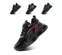 Hitmars Scarpe Running Uomo Sneakers Uomo Scarpe da Ginnastica Leggere Traspiranti Correre Jogging Tennis Outdoor Fitness Rosso 39