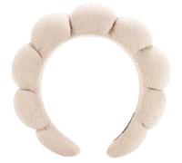 HitModa Fasce per capelli da spa per lavare il viso o il trucco del viso, fasce per la cura della pelle con bolle e elefante ubriaco in spugna per la cura della pelle gonfia, fasce per capelli per