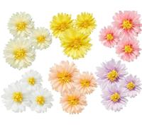 Hitopin Pompons in Cartas di Seta, 18 Pezzi Fiori di Carta, Carta di Seta Rosa Decorazione Battesimo Fiori di Cartas per Sospendere, per Decorazioni di Anniversario Matrimoni Compleanno Festa