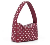 HiTotes Borse con borchie Y2K Borsa a tracolla per le donne Borsa con borchie Y2K borsa da sera pochette in pelle designer borse autunno borsa con borchie, 01-pelle Borgogna, 29cm