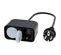 HITRENDS Presa Wi-Fi per esterni, Smart Life, presa esterna, impermeabile, doppia presa esterna, compatibile con Alexa, Google Home, 16A, IP44, funzione timer, telecomando app