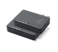 Hitron Bonded MoCA 2.5 Adattatore (Confezione da 2) | Ethernet da 1 Gbps da 2,5 Gbps tramite cavo coassiale esistente | Backbone ideale per rete Wi-Fi, streaming e gaming | 2 adattatori HTEM4 nel kit