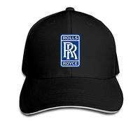 hittings Rolls Royce Sandwich Baseball Caps For Unisex Adjustable Black