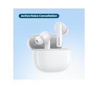 (HiTune T3 White) Cuffie HiTune T3 ANC Wireless TWS Bluetooth 5.2 con cancellazione attiva del rumore,