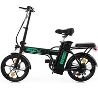 HITWAY Bici Elettrica Pieghevole 16", Motore , Batteria , , fino a 25 km/h, Pedalata Assistita, Autonomia 35-90 km, Bicicletta Elettrica da Città per Uomo Donna