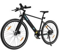 HITWAY Bicicletta Elettrica, Adulti Mountain Bike Elettrico, Bicicletta elettrica da 700C, E-bike da pendolarismo con batteria rimovibile da 36V12AH, 7 Velocità, 40-80km