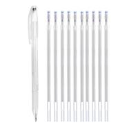 Hitz-Solely Fabric Matite - Marcatori di tessuto per la | Marcatore di tessuto per la | Marcatori di tessuto impostati con 10 ricariche, set di matite ad alta temperatura