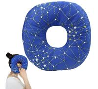 HIULLEN Piercing Cuscino con Foro,Cuscino a Ciambella per Orecchio Contro il Dolore Orecchio,Cuscino per Piercing Orecchio,Cuscino per Dormire per Dorme Lato per alleviare Dolore nell'orecchio Che-blu