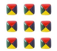 HIUOUIH Palline Giocoleria 9 Palline in Ecopelle Impermeabile Palline da Giocoliere per Principianti ed Bambini