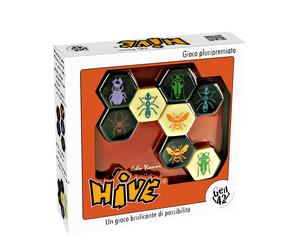 HIVE Board Game Gioco da Tavolo ITA Ghenos Games Età 9+ Durata 20' Giocatori 2