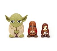 Hive Entertainment Star Wars Chubby Yoda, Mace Windu, Obi Wan