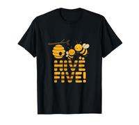 Hive Five Cottagecore Bee Graphic Design Maglietta
