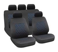 Hive, set fodere coordinate - Nero/Blu sedili auto