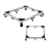 Hiver du blé Base Mobile Regolabile per Lavatrice e Frigorifero, Supporto Pesante in Acciaio con Ruote Doppie Bloccabili, Dimensioni 58.5-93 × 50-81 cm, Portata Fino a 544 kg