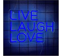 Hiverni Per la lampada al neon prestito parola Live Laugh Love per insegna utilizzata nelle camere da letto luci al neon