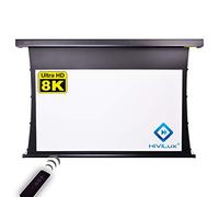 HiViLux - Tela per motore tensione/gain 1,0 bianco, in pellicola professionale per cinema, 3D/4K/UHD/alluminio/serie TXN 16:9 Bild:244x137cm 110" Diagonal nero