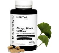HIVITAL Ginkgo Biloba 6000 mg capsule 210 St