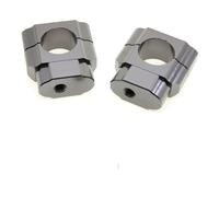 hivxwerm Moto Riser Manubrio Compatibile con MT07 per MT09 22mm 28mm Riser Manubrio Moto Morsetto con Parti Bullone Manubrio Montaggio Manubrio Riser(28mmSilver)