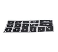 hivxwerm Pulsanti Auto Adesivi Compatibile con A4 B6 B7 2000 2001 2002 2003 2004 2005 2006 2007 2008 AC Pulsante Controllo Climatizzazione Riparazione Restauro Decalcomanie Adesivi Trasparenti