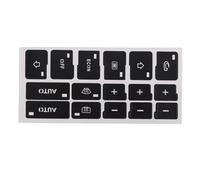 hivxwerm Pulsanti Auto Adesivi Compatibile con A4 B6 B7 2000 2001 2002 2003 2004 Adesivi Controllo Clima Dell'auto Accessori La Riparazione Pulsanti Pannello Controllo dell'Aria Condizionata
