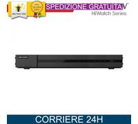 HiWatch NVR 16CH PoE 4K 2 HDD AI 160Mbps HWN-5216MH Sistema Videosorveglianza
