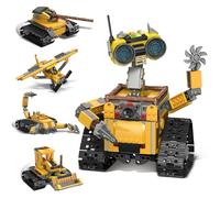 HiWEEGO Robot giocattoli da costruzione per bambini - Kit robotico 5 in 1, giocattolo robotico da 748 pezzi con bracci intercambiabili per bambini e bambine, regalo di compleanno o di Natale