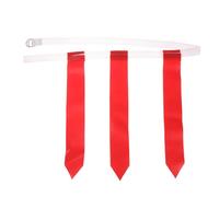 hiwhale Bandiera sportiva da calcio tessuta in vita PVC rugby bandiere di colore chiaro regolabile competizione allenamento americano football bandiere per adolescenti adulti
