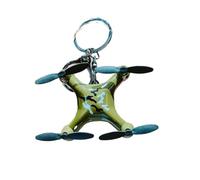 hiwhale Portachiavi mini piccolo modello aereo senza equipaggio del fumetto, pendente di divertimento creativo per l'automobile, decorazione dello scolaborsa degli studenti e regalo dei bambini