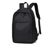 Hixingo 14“ Zaino Scuola, Zainetto per Scuola Superiore Università, Zaino Lavoro Zaino da Viaggio Zaino Capiente, Zaino per Scuole Escursionismo Campeggio (Nero)