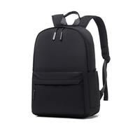 Hixingo 14In Zaino Scuola, Zainetto per Scuola Superiore Università, Zaino Lavoro Zaino da Viaggio Zaino Capiente, Zaino per Scuole Escursionismo Campeggio (Nero)