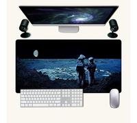 Hixingo 3D Universo Tappetino Mouse, Tappetino Mouse XXL/XL/L, Tappetino Mouse Gaming con Base in Antiscivolo e Bordi Cuciti, Mouse Pad per Ufficio e Casa (700x300x3mm,universo 9)