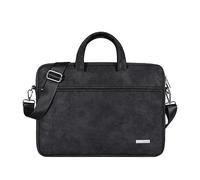 Hixingo Borsa per Laptop 13,14,15 Pollici, Impermeabile Borsa PC Tinta Unita Portatili Borsa Notbook Modo Borsa a Tracolla con Cinghia per Trolley Multifunzionale Borsa Messenger (13 Pollici,Nero)