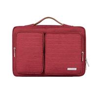 Hixingo Borsa per Laptop 13,15 Pollici, Tinta Unita Impermeabile e Antiurto Borsa PC Portatili Borsa Rosa Fiori Notbook Modo per Laptop con Manici Portatile Borsa (Rosso,15 Pollici)