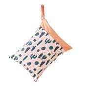 Hixingo Borsa Porta Pannolini Impermeabile, Borsa Pannolini Lavabili Riutilizzabile Wetbag con Cerniera 1/2/4 Pezzi Wet Bag Organizzatore per Bambini, Viaggio (Cactus C,1 Pezzo)