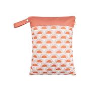 Hixingo Borsa Porta Pannolini Impermeabile, Motivo Sole Borsa Pannolini Lavabili Riutilizzabile Wetbag con Cerniera 1/2/4 Pezzi Wet Bag Organizzatore per Bambini, Viaggio (Rosso anguria,4 Pezzi)