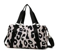 Hixingo Borsone Palestra Grande per Uomo e Donna, Borsone da Viaggio Pieghevole Leggero Salvaspazio 21L Borsa a Tracolla per la Notte, Oggetti Personali, Sport, Fitness (Bianco,46x17x28cm)