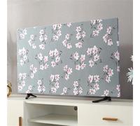 Hixingo Copertura TV Antipolvere, Copri Televisore Copertura Televisore Cover TV Copri TV Protezione TV Universale Elastica Custodia Protettiva TV (22inch,Fiore rosa)