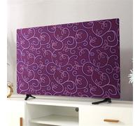 Hixingo Copertura TV Antipolvere, Copri Televisore Copertura Televisore Cover TV Copri TV Protezione TV Universale Elastica Custodia Protettiva TV (32inch,Viola scuro)
