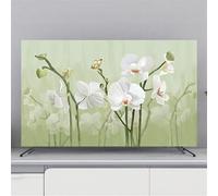 Hixingo Copertura TV Antipolvere, Motivo Fiore 3D Copri Televisore Copertura Televisore Cover TV Copri TV Protezione TV Universale Elastica Custodia Protettiva TV (49-52inch,Phalaenopsis A)