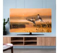 Hixingo Copertura TV Antipolvere, Paesaggio Copri Televisore Copertura Televisore Cover TV Copri TV Protezione TV Universale Elastica Custodia Protettiva TV (55inch,Gru)
