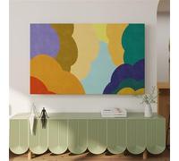 Hixingo Copertura TV Antipolvere, Stampa Copri Televisore Copertura Televisore Cover TV Copri TV Protezione TV Universale Elastica Custodia Protettiva TV (100inch,Colorato)