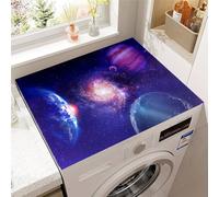 Hixingo Copri Lavatrice per Interno, Modello interstellare Tappetino Lavatrice, Sopra Universale Tappetino Antiscivolo, per Frigorifero, Cucina, Asciugatrici, Bagni (Blu,50x60cm)