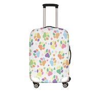 Hixingo Copri Valigia Coperture per Valigie Coprivaligie Da Viaggio, Valigia Protettore Spandex Trolley Custodia Protettiva Bagaglio Copertura -Stampa di Cane (Cuore,S (18-20 Pollici))