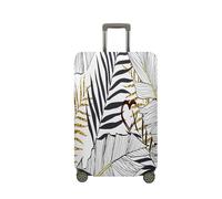 Hixingo Copri Valigia Grande Coperture per Valigie Coprivaligie Da Viaggio, 3D Stampa Valigia Protettore Spandex Trolley Custodia Protettiva Bagaglio Copertura (Monstera 8,XL (30-32 Pollici))