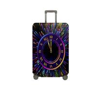 Hixingo Copri Valigia Grande Coperture per Valigie Coprivaligie Da Viaggio, 3D Stampa Valigia Protettore Spandex Trolley Custodia Protettiva Bagaglio Copertura (Lettera d'epoca 3,M (22-24 Pollici))