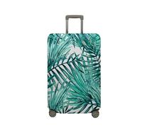 Hixingo Copri Valigia Grande Coperture per Valigie Coprivaligie Da Viaggio, 3D Stampa Valigia Protettore Spandex Trolley Custodia Protettiva Bagaglio Copertura (Monstera G,XL (30-32 Pollici))