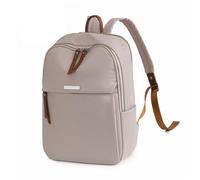 Hixingo Donna Zaino Scuola, Zainetto per Scuola Superiore Università, Zaino Lavoro Zaino da Viaggio Zaino Capiente, Zaino per Scuole Escursionismo Campeggio (1191# Beige)