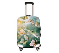 Hixingo Farfalla Copri Valigia Grande Coperture per Valigie Coprivaligie Da Viaggio, Valigia Protettore Spandex Trolley Custodia Protettiva Bagaglio Copertura (Paese delle Meraviglie,26-28 Pollici)